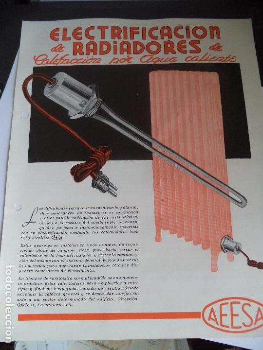 Cat&aacute;logos publicitarios: Catalogo Electrificacion de radiadores de calefacion para agua caliente Aeesa