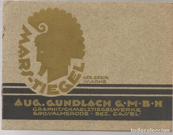 Werbekataloge: CATALOGO AUG GUNDLACH , fabrica de crisoles de grafito