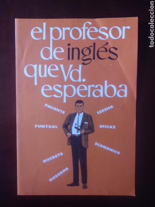 Panfleto Publicidad Curso Ingles Comprar Catalogos Publicitarios Antiguos En Todocoleccion