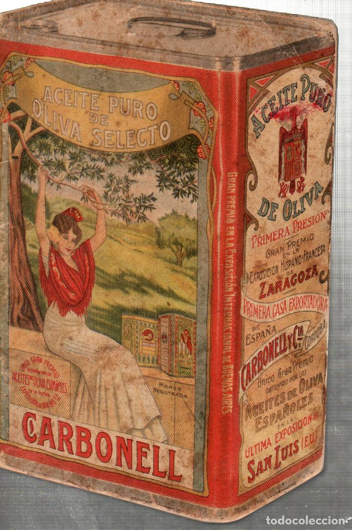 Catalogues publicitaires: CATALOGO PUBLICITARIO. CARBONEL. ACEITE PURO DE OLIVA SELECTO. MEDIDAS : 15 X 10 CM APROX.