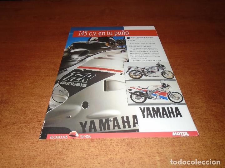 Cat&aacute;logos publicitarios: PUBLICIDAD EN PRENSA DE 1989: YAMAHA FZR 1000 Y FZR 600