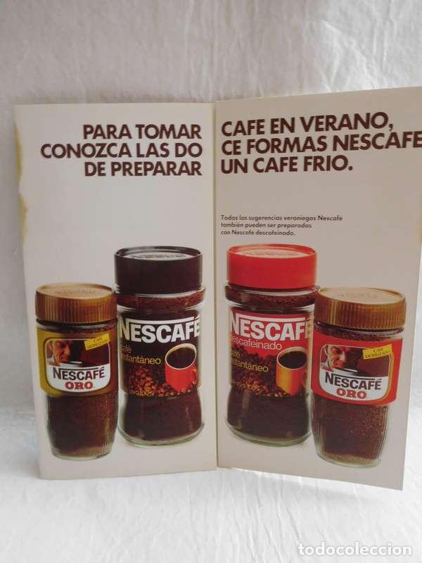 M69 Publicidad Carta De Verano Nescafe Ano 197 Kaufen Alte Werbekataloge In Todocoleccion