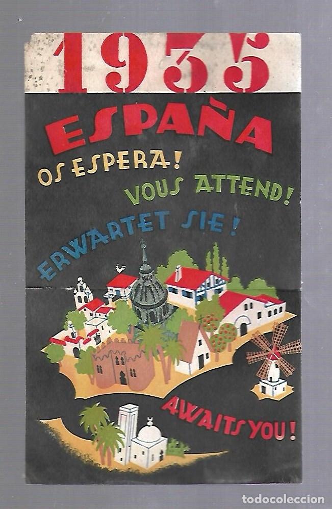 Catalogues publicitaires: FOLLETO PUBLICITARIO. 1935. HOTELES UNIDOS HUSA. ESPA&Ntilde;A OS ESPERA!. VER DORSO. 22 X 13CM