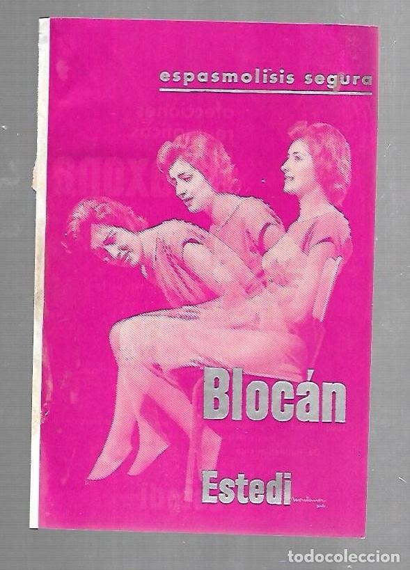 Catalogues publicitaires: PUBLICIDAD. FARMACIA. BLOCAN. RELAXONA. LABORATORIOS ESTEDI. VER
