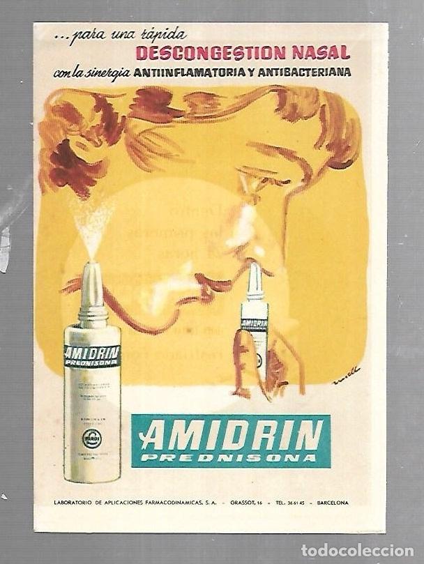 Catalogues publicitaires: PUBLICIDAD. FARMACIA. AMIDRIN PREDNISONA. DESCOGESTION NASAL. PENIDRIN. VER