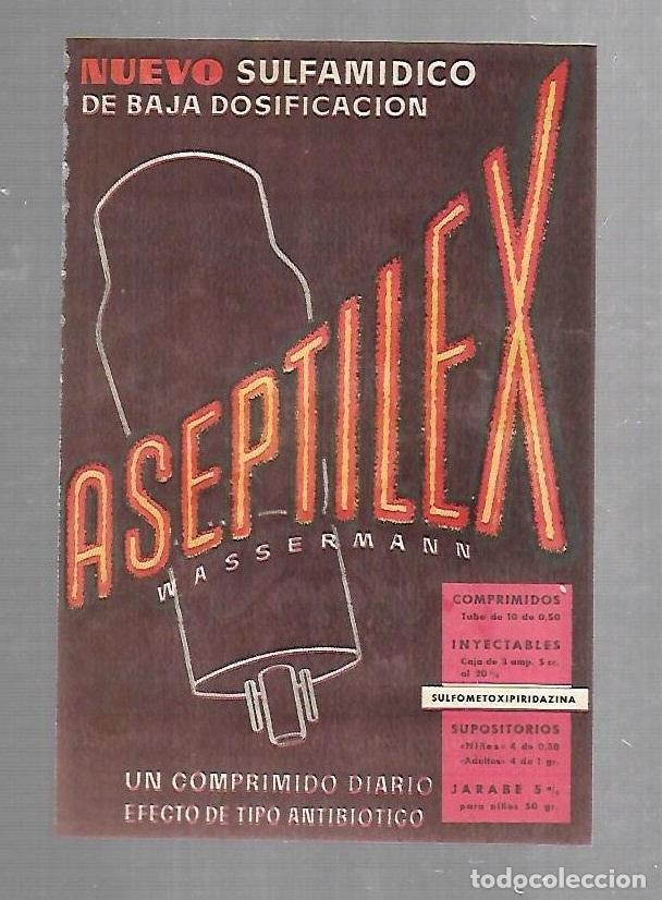 Catalogues publicitaires: PUBLICIDAD. FARMACIA. PROMACTIL. ASEPTILEX. WASSERMANN. VER