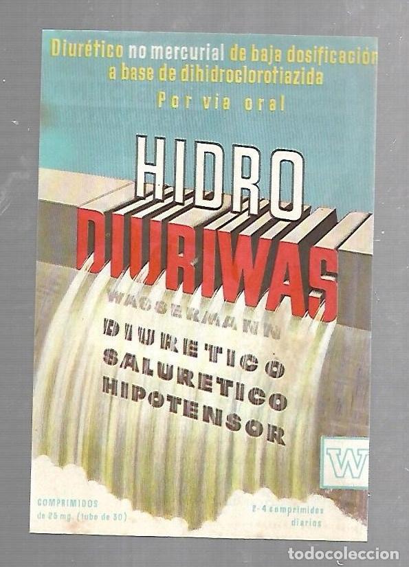 Catalogues publicitaires: PUBLICIDAD. FARMACIA. HIDRO DIURIWAS. CLORBIOTINA. LABORATORIOS WASSERMANN. VER