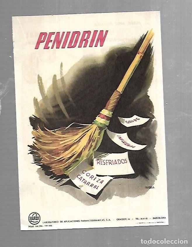 Catalogues publicitaires: PUBLICIDAD. FARMACIA. PENIDRIN. AMIDRIN PREDNISONA. BARCELONA. VER DORSO