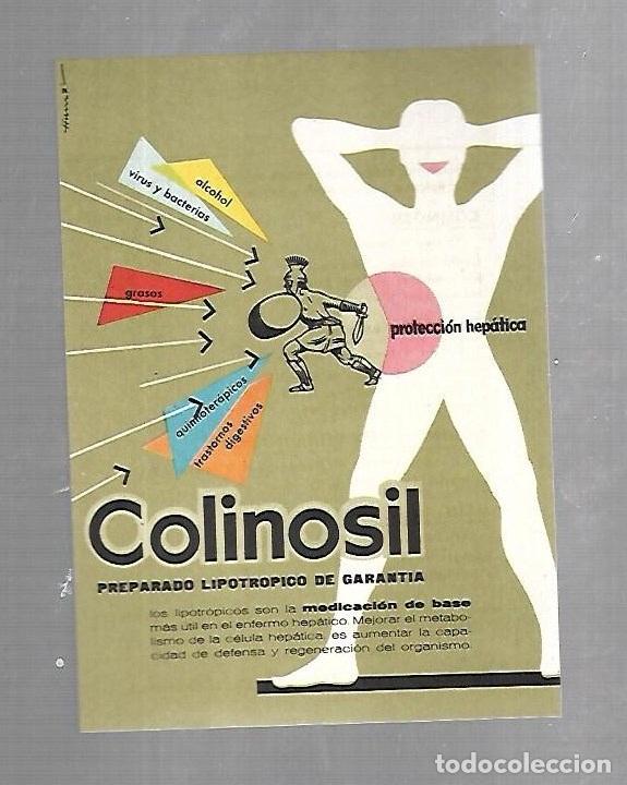 Catalogues publicitaires: PUBLICIDAD. FARMACIA. COLINOSIL. LABORATORIOS MEDEA. VER