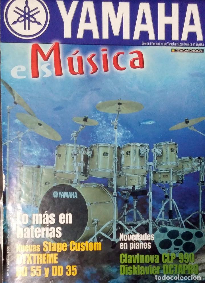 Cat&aacute;logos publicitarios: REVISTA YAMAHA MUSICA NOVEDADES EN PIANO