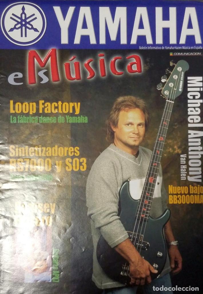 Cat&aacute;logos publicitarios: REVISTA YAMAHA MUSICA LOPP FACTORY MICHAEL ANTHONY VAH HALEN NUEVO BAJO