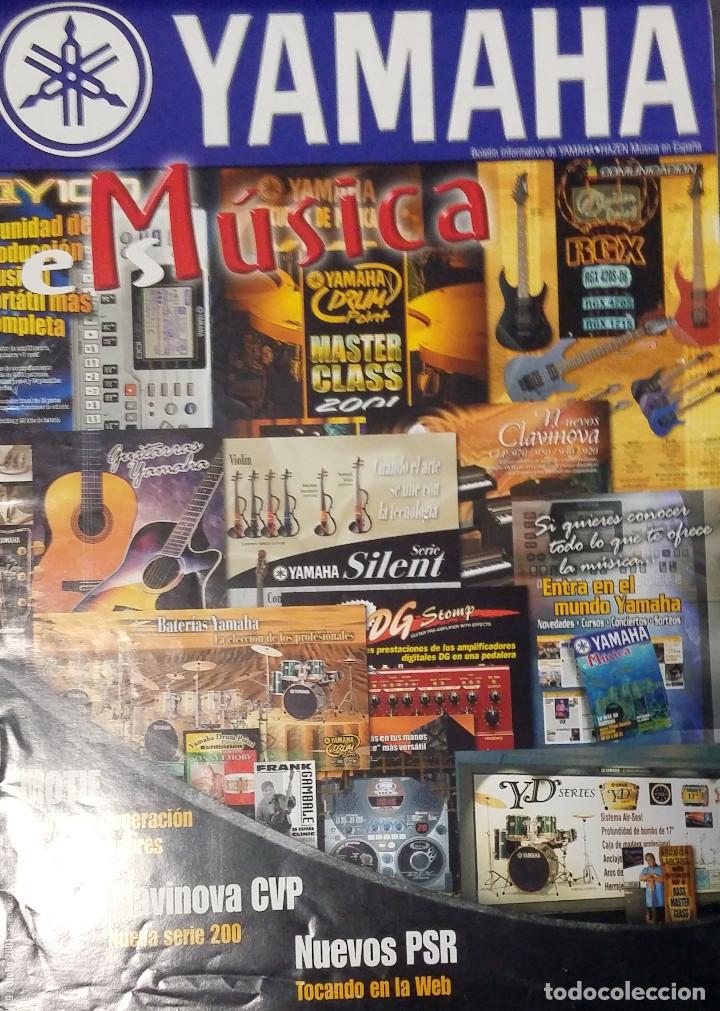 Cat&aacute;logos publicitarios: REVISTA YAMAHA MUSICA SINTETIZADORES