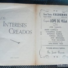 Catálogos publicitarios: GRAN TEATRO CALDERON 1950 ( D.C.V.). Lote 126740703