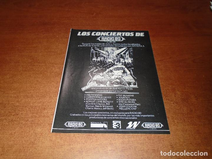 Cat&aacute;logos publicitarios: PUBLICIDAD EN PRENSA DE 1984: LOS CONCIERTOS DE RADIO 80