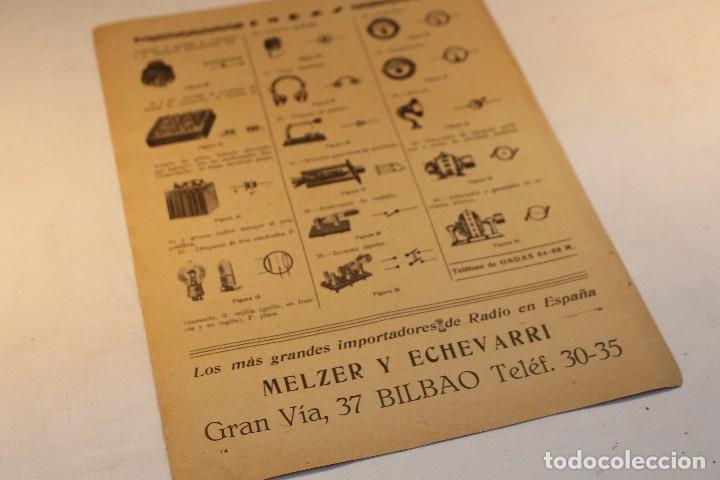 Advertising Catalogs: Publicidad L&aacute;mina Melzer y Echevarri Bilbao Radios / Recorte Revista Ondas (Radio) 1927.curioso