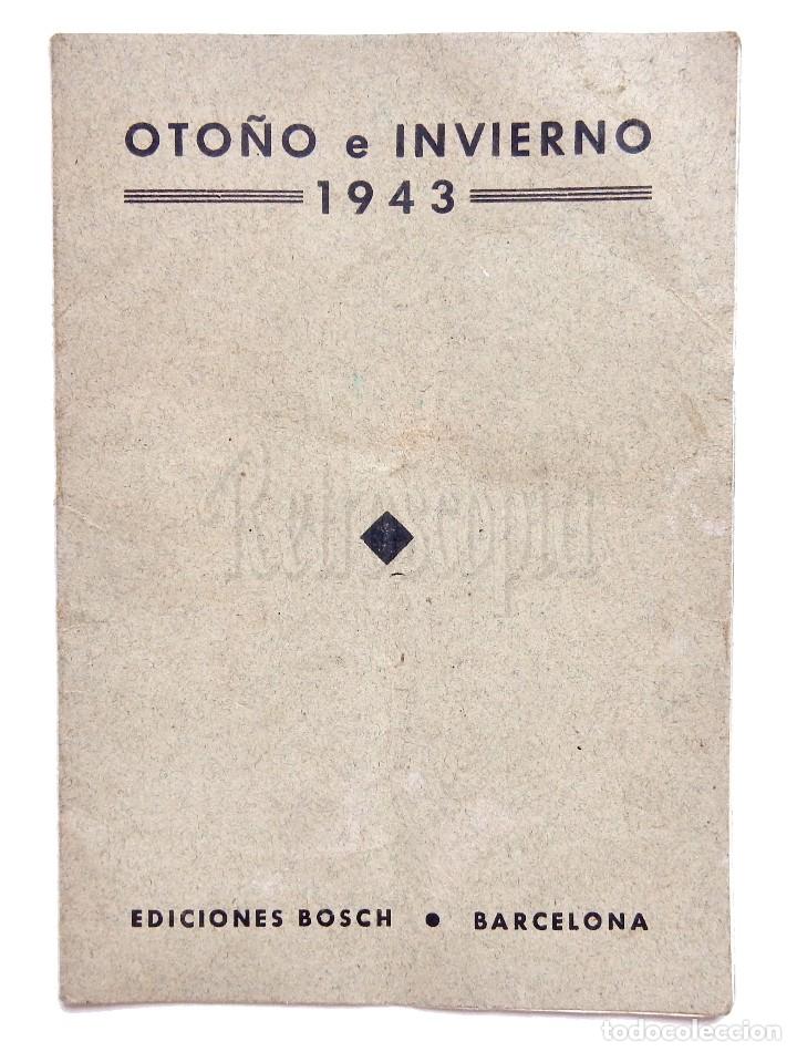 Catálogos publicitarios: CATÁLOGO MODA PARA CABALLERO EDICIONES BOSCH. OTOÑO INVIERNO 1943 BARCELONA - Foto 1 - 127882911