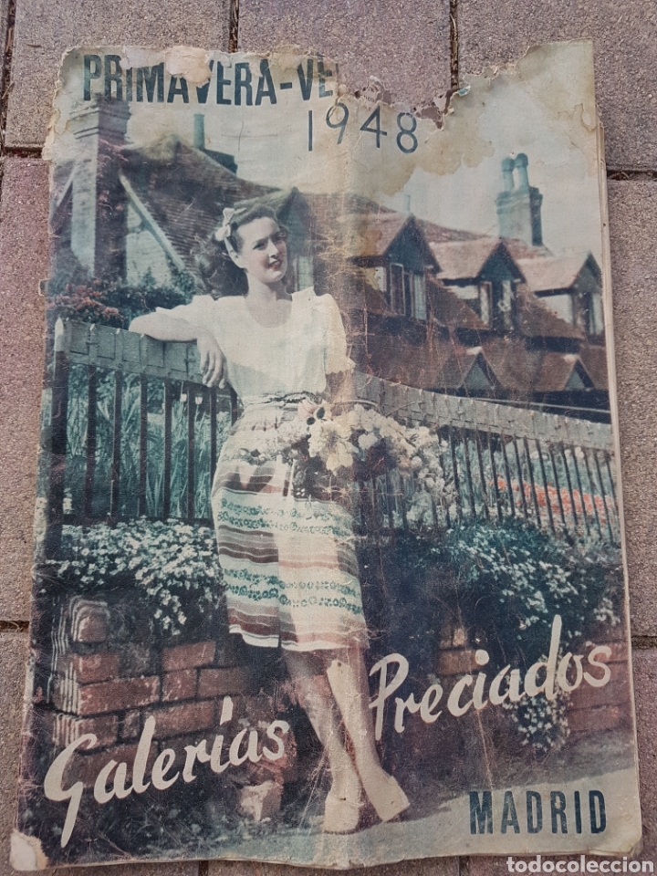 Advertising Catalogs: Catalogo galerias preciados primavera verano 1948 moda, juguetes