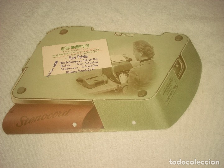 Cat&aacute;logos publicitarios: STENOCORD. ANTIGUO CATALOGO EN ALEMAN. - Foto 2