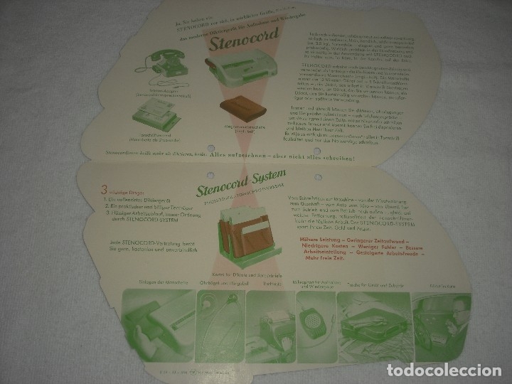 Cat&aacute;logos publicitarios: STENOCORD. ANTIGUO CATALOGO EN ALEMAN. - Foto 3