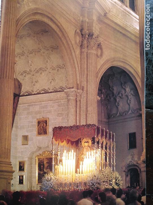 Advertising Catalogs: 24 x 16,5 hoja coleccionable procesion semana santa malaga - virgen o cristo . trono ..hoja completa