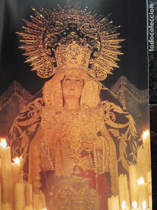 Cat&aacute;logos publicit&aacute;rios: 24 x 16,5 hoja coleccionable procesion semana santa malaga - virgen o cristo . trono ..hoja completa