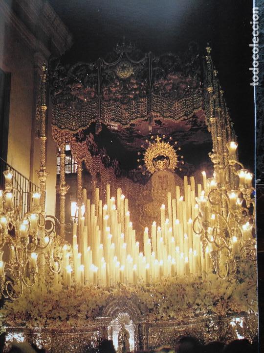Cat&aacute;logos publicit&aacute;rios: 24 x 16,5 hoja coleccionable procesion semana santa malaga - virgen o cristo . trono ..hoja completa