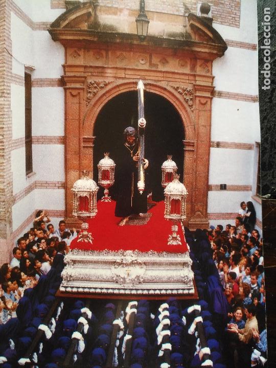 Cat&aacute;logos publicit&aacute;rios: 24 x 16,5 hoja coleccionable procesion semana santa malaga - virgen o cristo . trono ..hoja completa