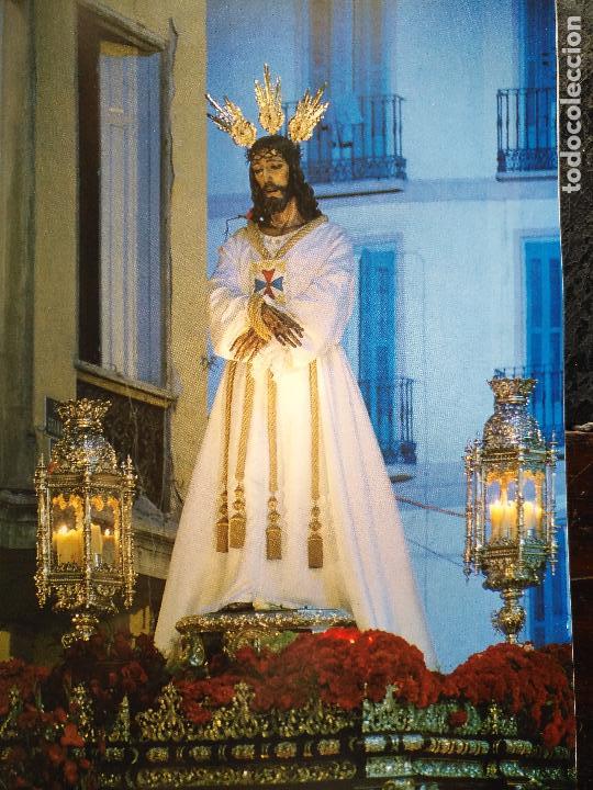 Cat&aacute;logos publicit&aacute;rios: 24 x 16,5 hoja coleccionable procesion semana santa malaga - virgen o cristo . trono ..hoja completa