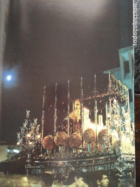 Cat&aacute;logos publicit&aacute;rios: 24 x 16,5 hoja coleccionable procesion semana santa malaga - virgen o cristo . trono ..hoja completa