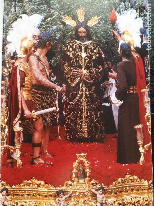 Cat&aacute;logos publicit&aacute;rios: 24 x 16,5 hoja coleccionable procesion semana santa malaga - virgen o cristo . trono ..hoja completa
