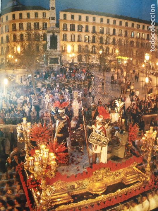 Cat&aacute;logos publicit&aacute;rios: 24 x 16,5 hoja coleccionable procesion semana santa malaga - virgen o cristo . trono ..hoja completa