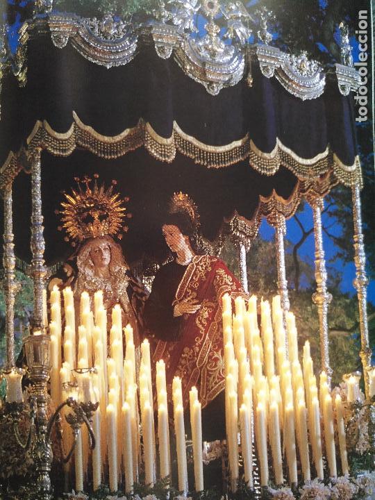 Cat&aacute;logos publicit&aacute;rios: 24 x 16,5 hoja coleccionable procesion semana santa malaga - virgen o cristo . trono ..hoja completa