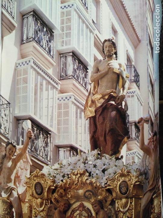 Cat&aacute;logos publicit&aacute;rios: 24 x 16,5 hoja coleccionable procesion semana santa malaga - virgen o cristo . trono ..hoja completa