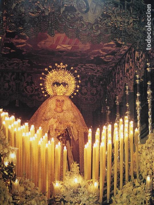 Cat&aacute;logos publicit&aacute;rios: 24 x 16,5 hoja coleccionable procesion semana santa malaga - virgen o cristo . trono ..hoja completa