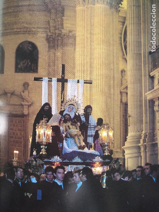Catalogues publicitaires: 24 x 16,5 hoja coleccionable procesion semana santa malaga - virgen o cristo . trono ..hoja completa