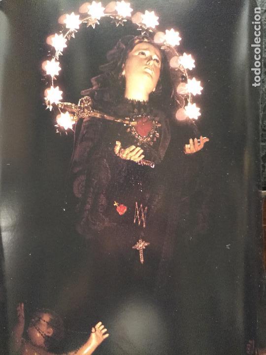 Catalogues publicitaires: 24 x 16,5 hoja coleccionable procesion semana santa malaga - virgen o cristo . trono ..hoja completa