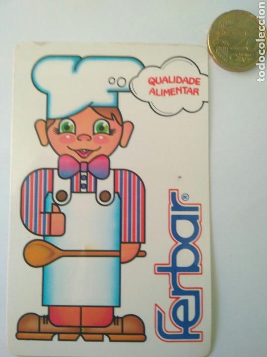 Advertising Catalogs: CALENDARIO DE BOLSILLO O ALMANAQUE PUBLICIDAD FERBAR QUALIDARE ALIMENTAR 1987 PORTUGUES