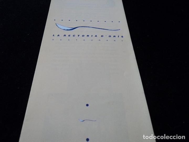 Cat&aacute;logos publicitarios: restaurant la rectoria d&acute;oris - Foto 1