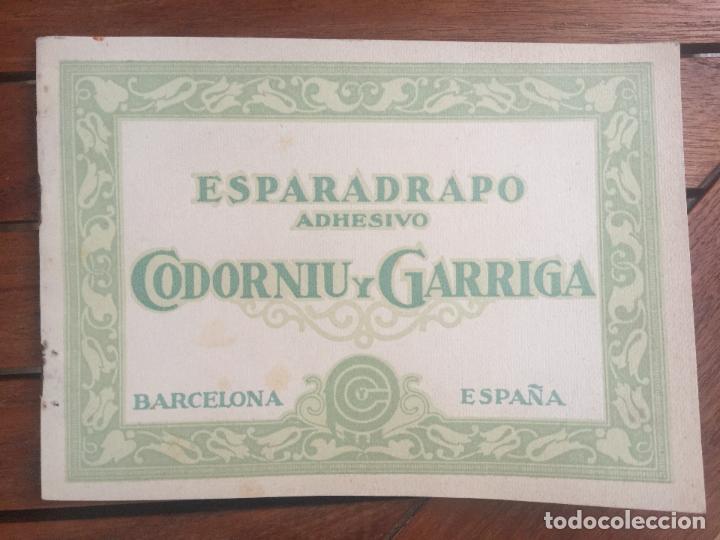 Cat&aacute;logos publicitarios: CAT&Aacute;LOGO ESPARADRAPO ADHESIVO CODORNIU Y GARRIGA (ORIGINAL).