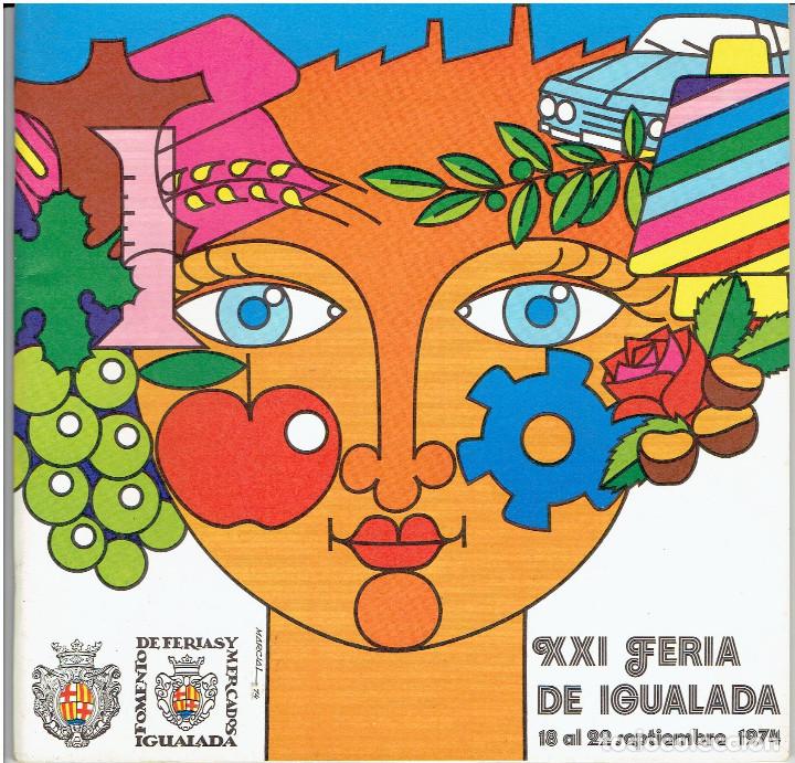 Cat&aacute;logos publicitarios: PROGRAMA, FIRA D`IGUALADA 1974 - Foto 1