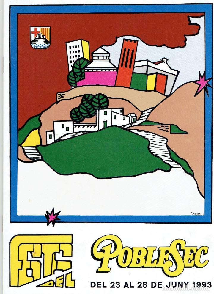 Cat&aacute;logos publicitarios: PROGRAMA D`IGUALADA, POBLESEC FESTES 1993 - Foto 1
