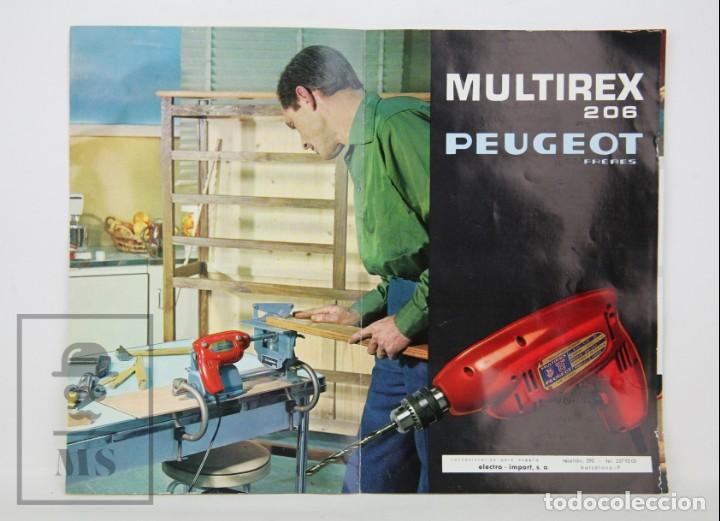 Cat&aacute;logos publicitarios: Cat&aacute;logo / Folleto Publicitario - Multirex 203, Peugeot Fr&egrave;res - A&ntilde;os 60