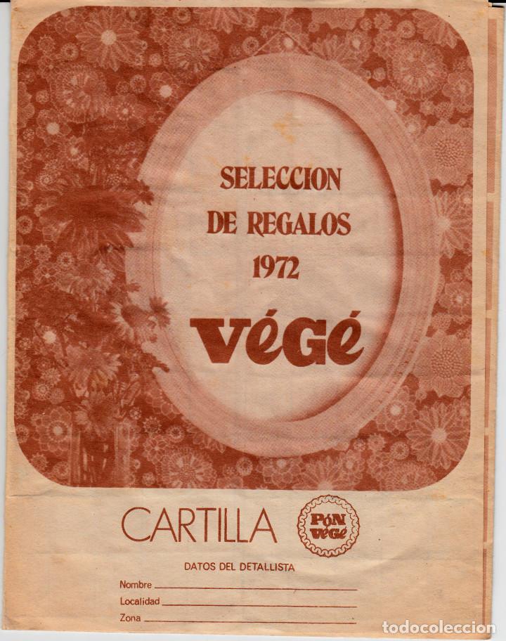 Werbekataloge: LIBRETA CON CUPONES - VI&Ntilde;ETAS - DE VEGE 1972