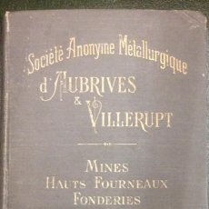 Catálogos publicitarios: ALBUM 1928 SOCIETE ANONYME METALLURGIQUE D'AUBRIVES & VILLERUPT