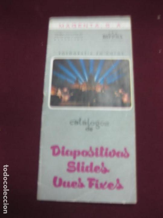 Cat&aacute;logos publicitarios: CATALOGO DIAPOSITIVAS SLIDES. MAGENTA. DIPPSA. ABRIL 1961.