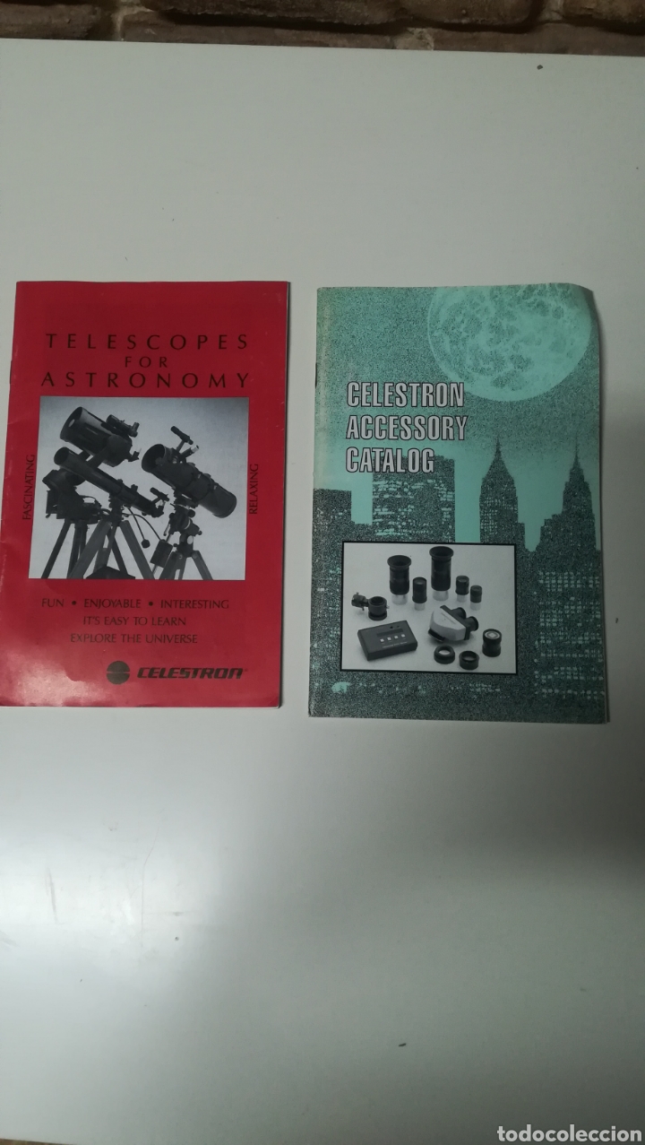 Cat&aacute;logos publicitarios: Cat&aacute;logo accesorios Celestron y complemento cat&aacute;logo a&ntilde;os 80 en ingles - Foto 1