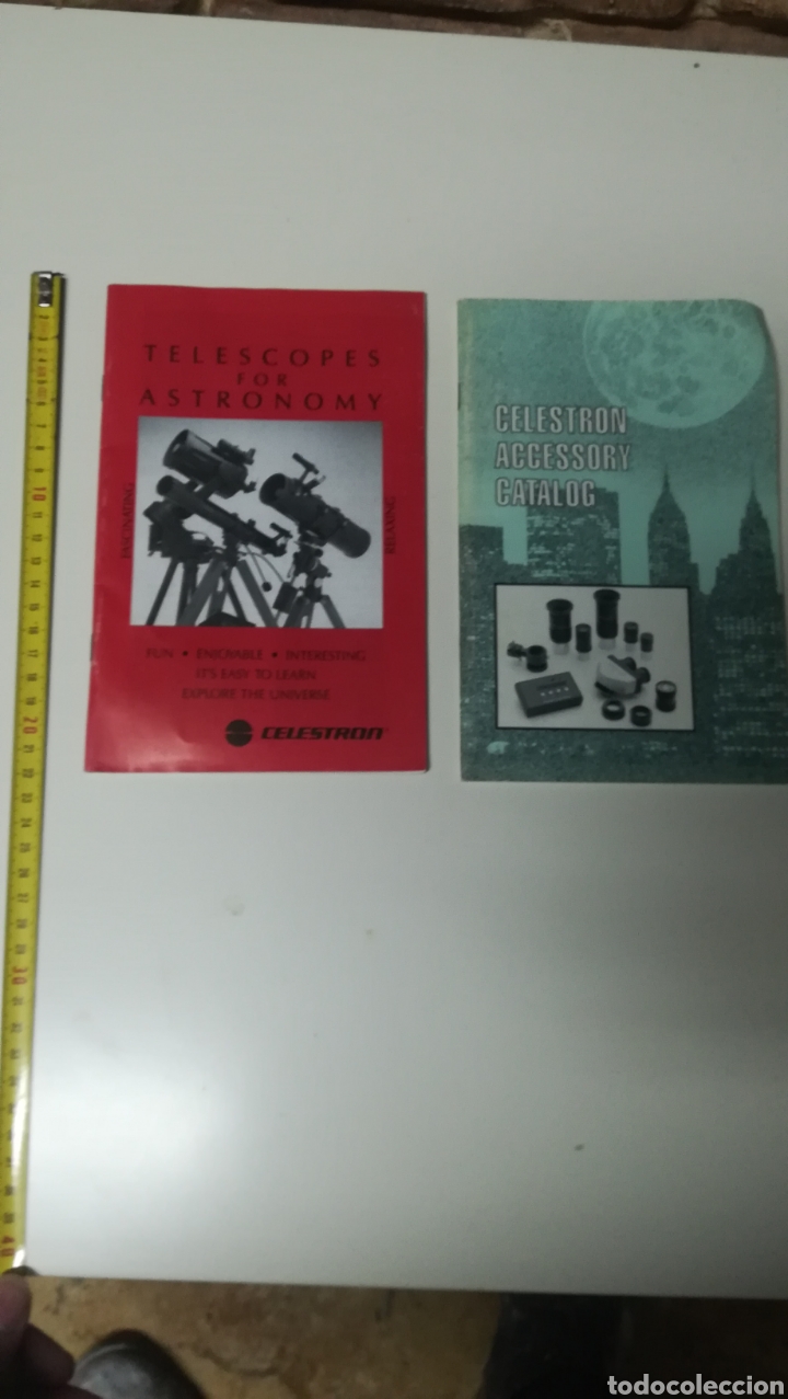Cat&aacute;logos publicitarios: Cat&aacute;logo accesorios Celestron y complemento cat&aacute;logo a&ntilde;os 80 en ingles - Foto 2