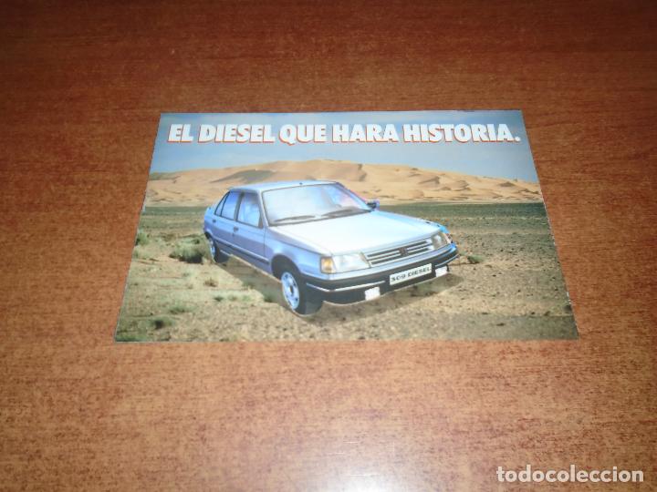 Cat&aacute;logos publicitarios: FOLLETO PUBLICIDAD 1987: PEUGEOT 309 DIESEL
