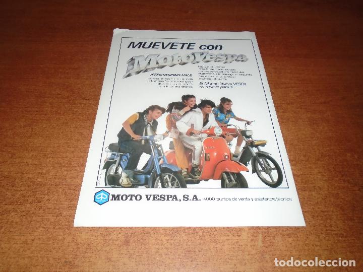 Cat&aacute;logos publicitarios: PUBLICIDAD EN PRENSA DE 1981: MOTO VESPA