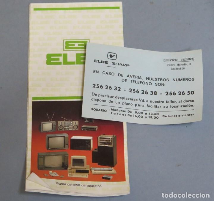 Werbekataloge: CATALOGO APARATOS ELBE. TRANSISTORES. RADIOS. ORDENADORES